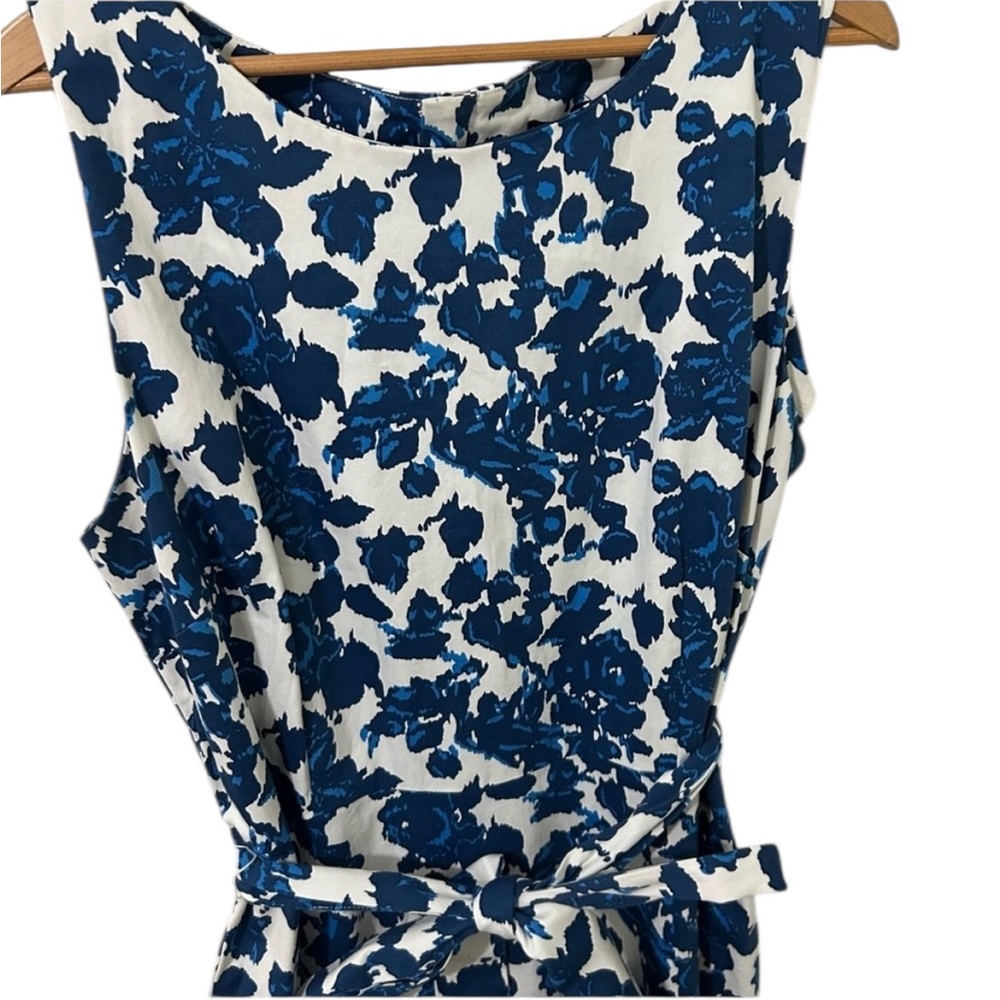 Long Tall Sally Blue and White Floral Midi Dress - Picture 2 of 5